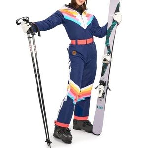 NWT Tipsy Elves Santa Fe Shredder Ski Suit Snow Womens Sz XS